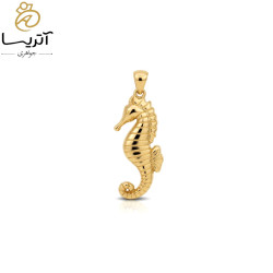 مدال طلا اسب دریایی (pe675)