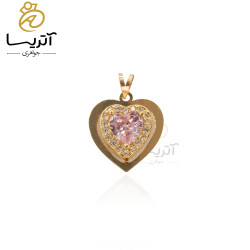 پلاک طلا طرح قلب پلاک طلا طرح قلب