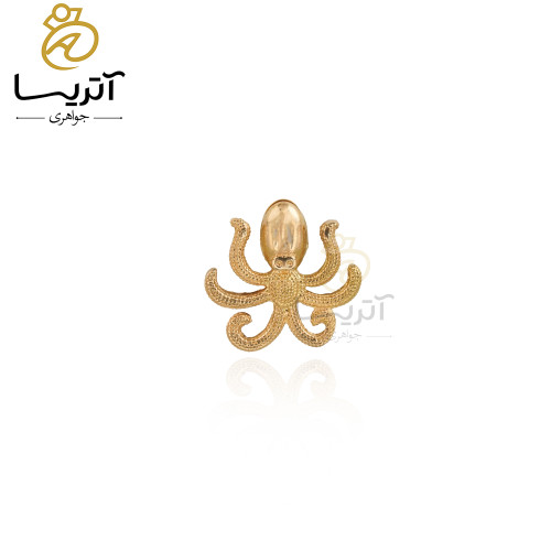پلاک طلا طرح اختاپوس pe722 خرید پلاک طلا طرح اختاپوس