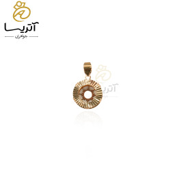 پلاک طلا خورشید تراش
