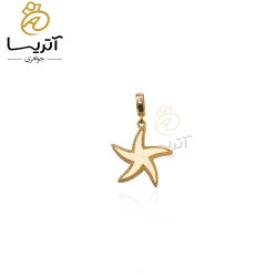 پلاک طلا ستاره دریایی