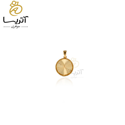خرید پلاک طلا دایره تراش
