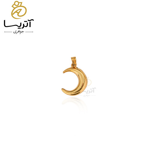 پلاک طلا ماه pe787 خرید پلاک طلا ماه