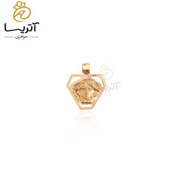 پلاک طلا مدوسا هگزا