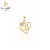 مدال طلا قلب مادر (pe923)