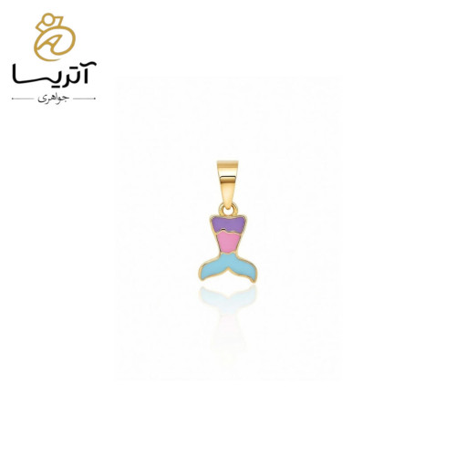 مدال طلا پری دریایی زنانه با طراحی ظریف و چشم نواز مناسب هدیه و استفاده روزمره