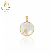 مدال مینیمال طلا و مروارید (pe929)