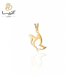 مدال طلا پروانه نیم رخ 