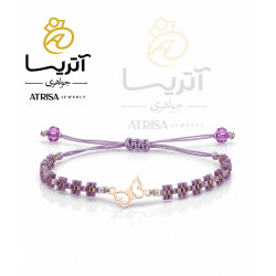دستبند طلا میوکی پروانه