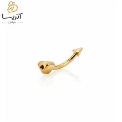 پیرسینگ طلا ابرو و گوش مدل الماس (pr002)