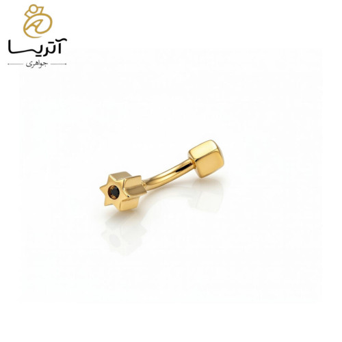 پیرسینگ طلا الماس و ستاره برای ابرو و گوش مدل pr131 پیرسینگ طلا با طراحی الماس و ستاره برای ابرو و گوش، مناسب استایل مدرن و شیک. مدل pr131