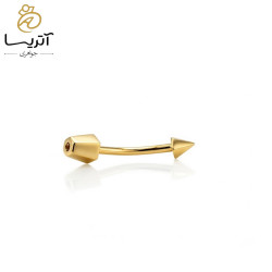 پیرسینگ طلا ابرو مدل مخروطی (pr133)
