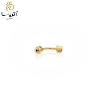 پیرسینگ طلا طرح قلب سه بعدی مدل pr137 مناسب برای استفاده روزمره و هدیه