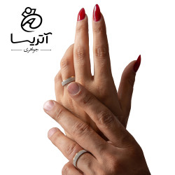 حلقه ست طلا تراش مهر حلقه ست طلا تراش مهر