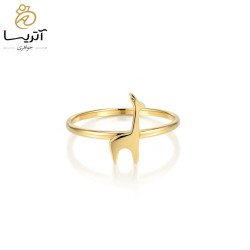 انگشتر طلا مینیمال لاما an1201