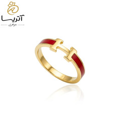 انگشتر طلا هرمس قرمز (an542)
