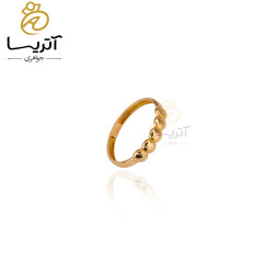 انگشتر طلا مدل دایره مینیمال