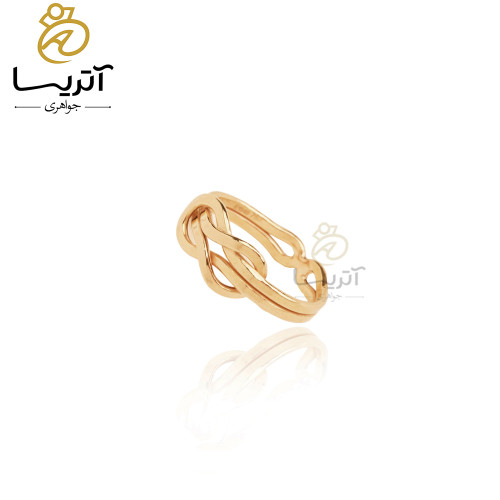 خرید انگشتر طلا گره