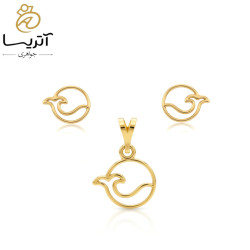 نیم ست طلا وال (ns550)