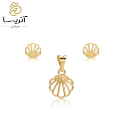 نیم ست طلا صدف (ns552)